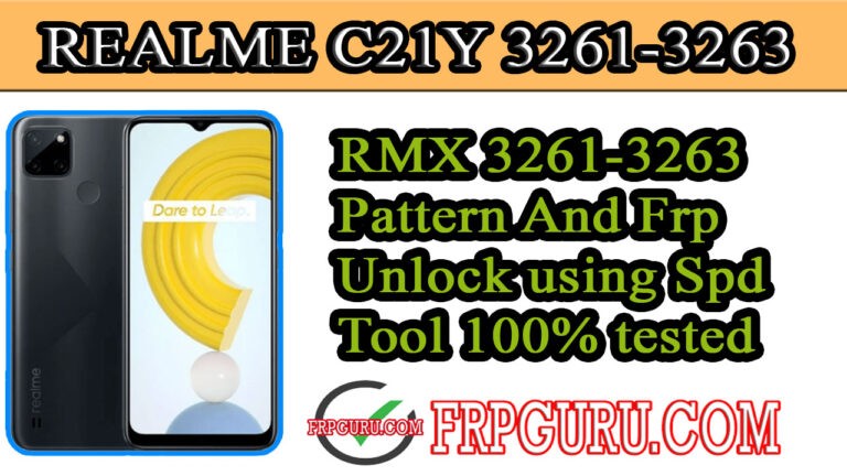 Realme C21Y Rmx3261-3263 FRP File