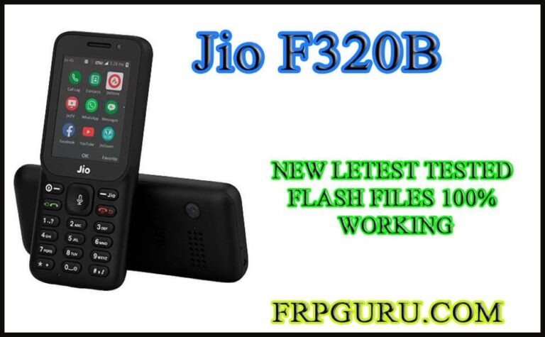 Jio F320B Flash File Latest 2022 Stock ROM Download