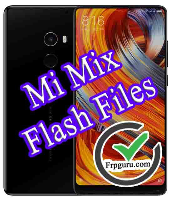 MI Mix MIUI 11 Flash File