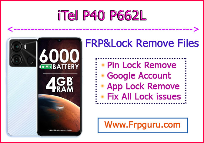Itel P40 P662L FRP Lock
