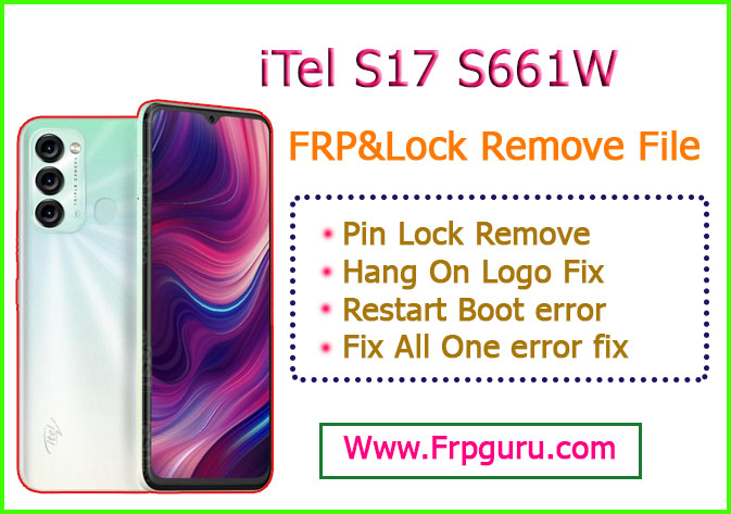itel S17 S661W FRP&Lock Remove