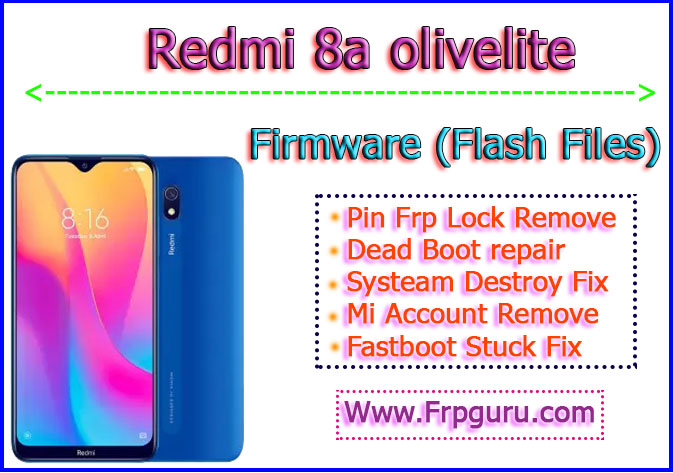 Redmi 8a olivelite Miui 12 Flash File