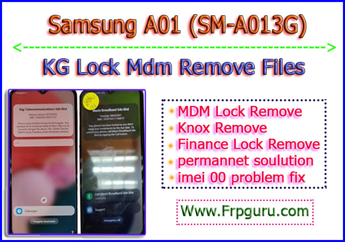 Samsung A01 (SM-A013G) Knox Off Rom