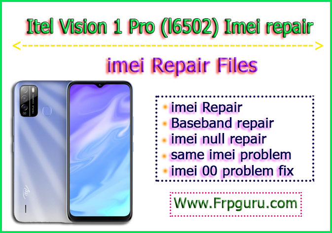Itel Vision 1 Pro (l6502) Imei repair