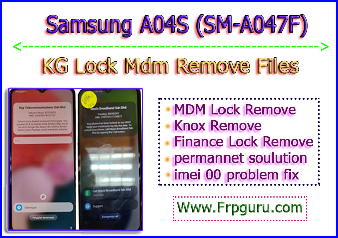 Samsung A04S (SM-A047F) KG Lock Remove